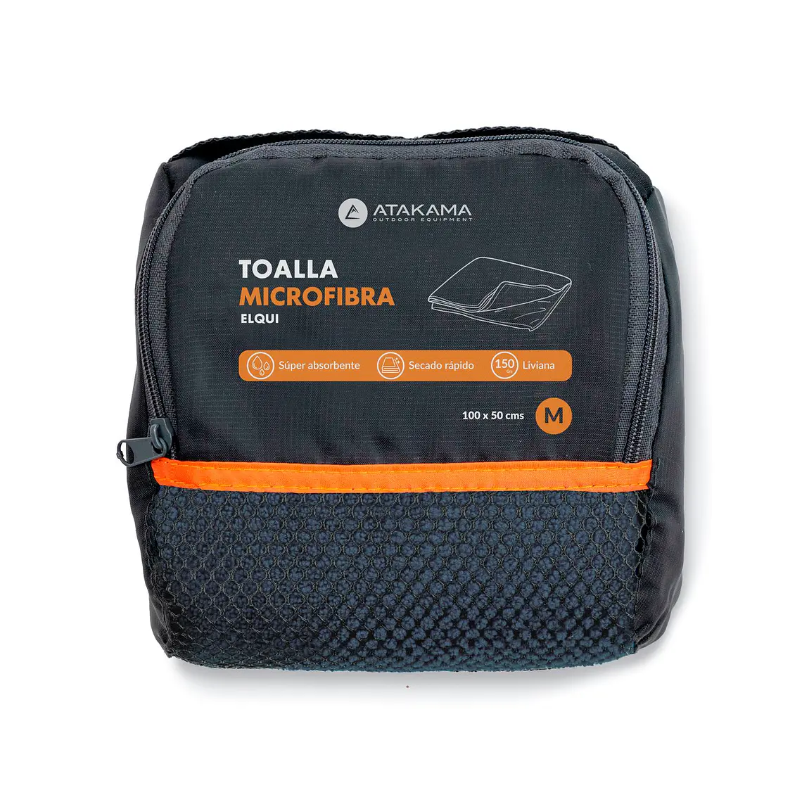 TOALLA MICROFIBRA ELQUI AZUL (TALLA M) 3