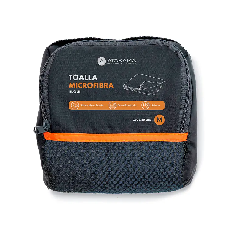 TOALLA MICROFIBRA ELQUI AZUL (TALLA M) 3