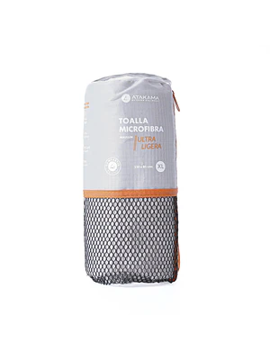 TOALLA MICROFIBRA ULTRA LIGERA MAULLIN GRIS (TALLA XL)