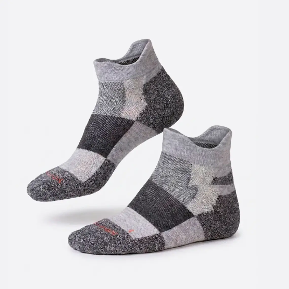 CALCETÍN DEPORTIVO LANA MERINO CORTO GRIS (TALLAS S/M y L/XL) 1