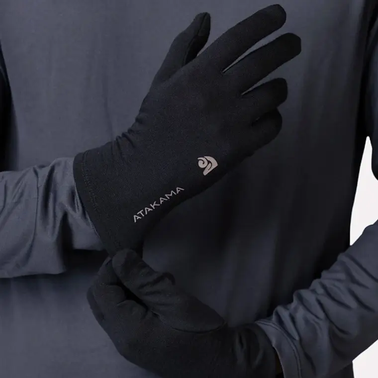 GUANTE PRIMERA CAPA SERRANO LANA MERINO NEGRO (TALLA S/M) 2