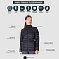 PARKA TERMICA  MUJER NÓMADA NEGRO (TALLAS XS a XL)  - Miniatura 4