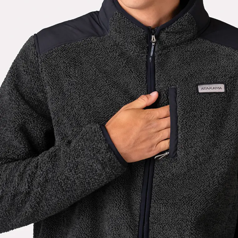 POLAR CORTAVIENTO VENT-OFF HOMBRE PATAGÓN NEGRO (TALLAS S a XXL)  6