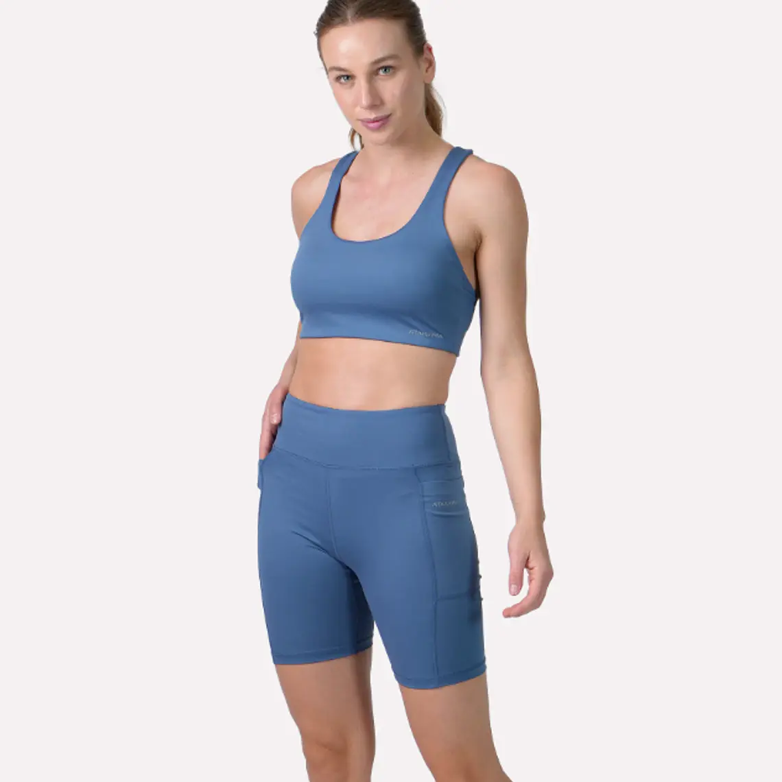 PETO DEPORTIVO MUJER AURA FITFLEX AZUL PETRÓLEO (TALLA XS y M a XL) 3