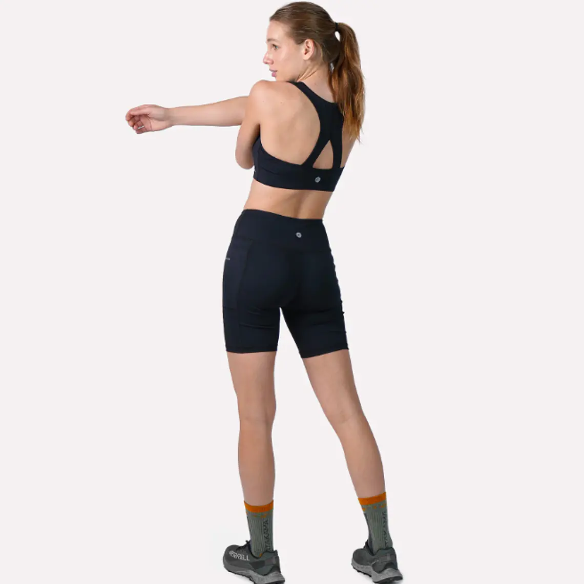 PETO DEPORTIVO MUJER AURA FITFLEX NEGRO (TALLA XS - M y L) 3