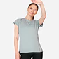 POLERA DEPORTIVA DRY CORE MUJER DINÁMICA GRIS (TALLAS XS a XL)  - Miniatura 4