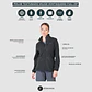 POLAR TEXTURADO FULL ZIP MUJER VENTISQUERO BEIGE (TALLAS XS a XL) - Miniatura 5