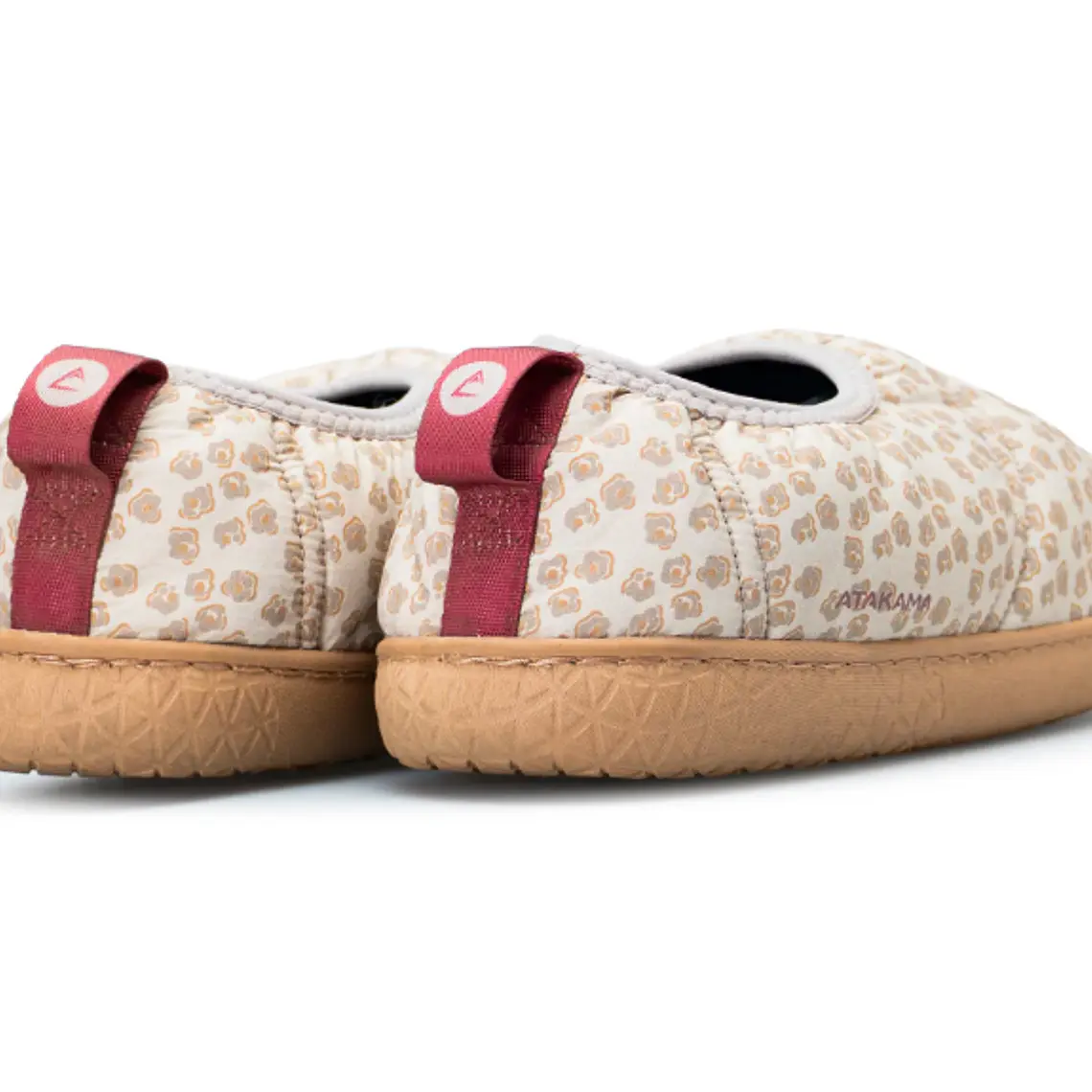 PANTUFLA TÉRMICA FUTALEUFÚ FLEX NU-B BEIGE FLORES (TALLA 40/41) 3