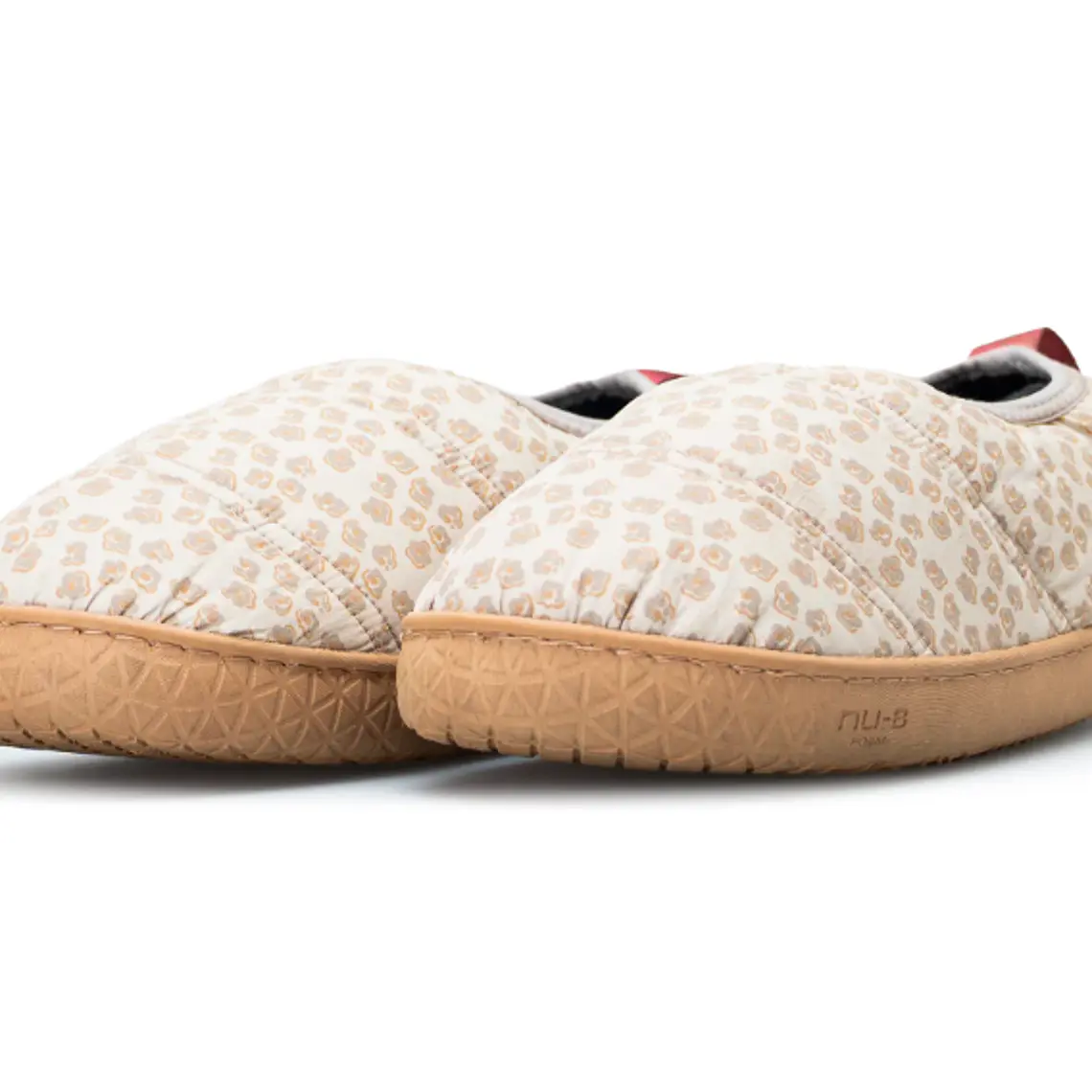 PANTUFLA TÉRMICA FUTALEUFÚ FLEX NU-B BEIGE FLORES (TALLA 40/41) 1
