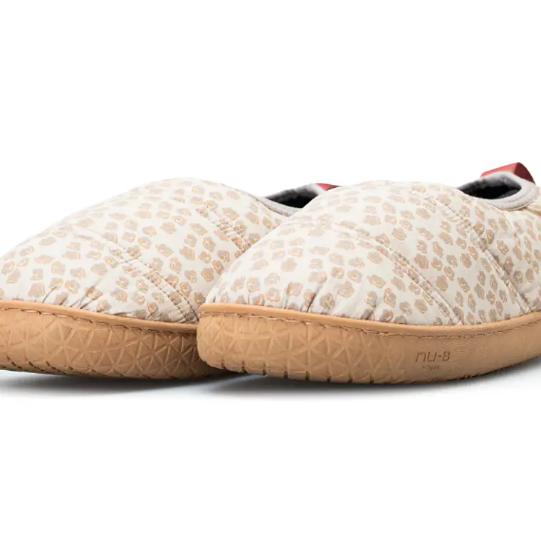PANTUFLA TÉRMICA FUTALEUFÚ FLEX NU-B BEIGE FLORES (TALLA 40/41) 1