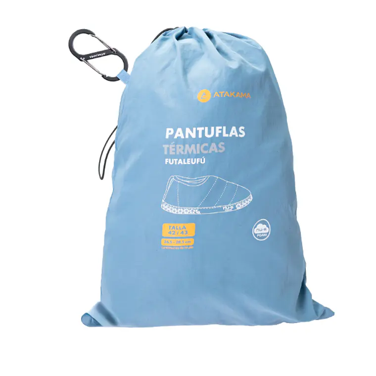 PANTUFLA TÉRMICA FUTALEUFÚ FLEX NU-B FOAM CELESTE (42/43 y 44/45) 4