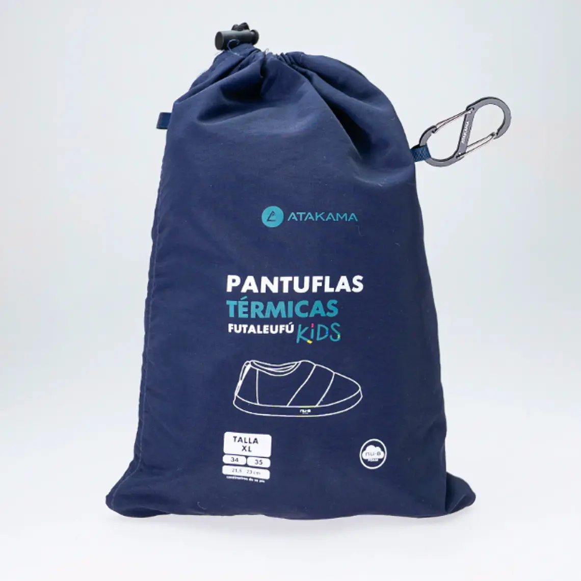 PANTUFLAS TÉRMICAS FUTALEUFÚ NIÑOS SOFT NU-B AZUL MARINO (TALLAS XS a XL) 5