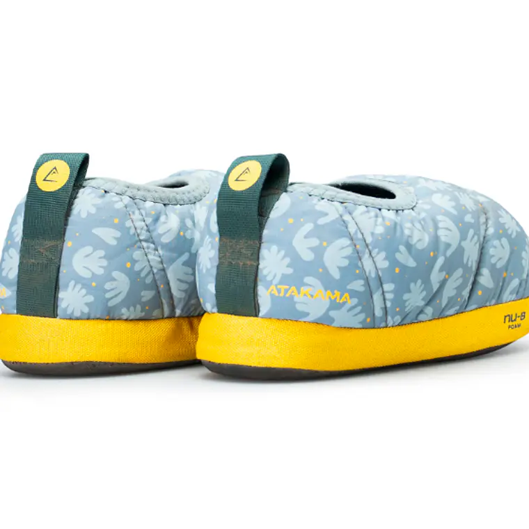 PANTUFLA TÉRMICAS FUTALEUFÚ NIÑOS SOFT NU-B FOAM CELESTE HELECHO (TALLAS XS y S) 3