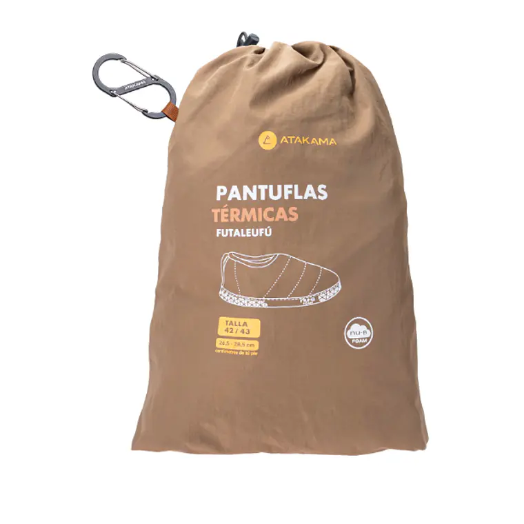 PANTUFLA TÉRMICA FUTALEUFÚ FLEX NU-B VERDE MUSGO (TALLAS 40/41 - 42/43 y 44/45) 4