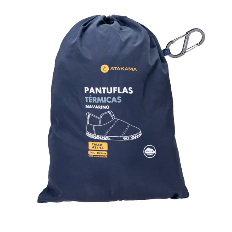 PANTUFLA TÉRMICA CAÑA ALTA NAVARINO FLEX NU-B FOAM AZUL MARINO (TALLA 36/37) 4