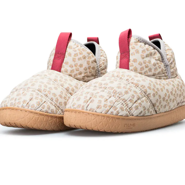 PANTUFLA TÉRMICA CAÑA ALTA NAVARINO FLEX NU-B FOAM BEIGE FLORES (TALLA 36/37) 1