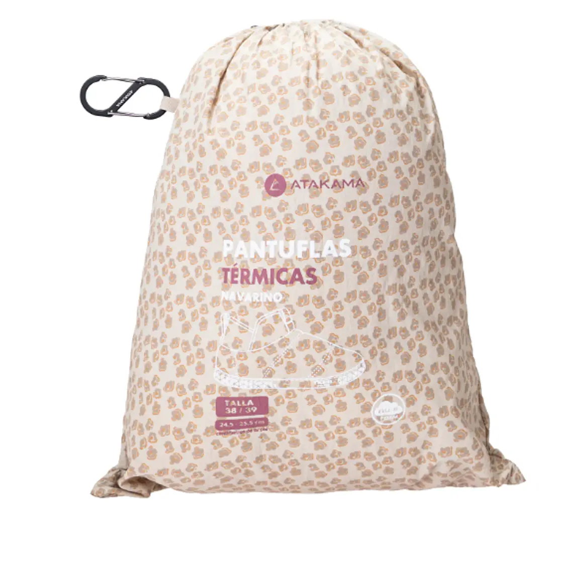 PANTUFLA TÉRMICA CAÑA ALTA NAVARINO FLEX NU-B FOAM BEIGE FLORES (TALLA 36/37) 6
