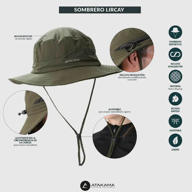 SOMBRERO LIRCAY GRIS (TALLA S/M) 7