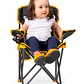 SILLA DE CAMPING NIÑOS CHAITÉN GRIS/AMARILLO - Miniatura 4