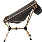 SILLA PLEGABLE CAMPING LASCAR GRIS/BEIGE - Miniatura 4