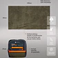 TOALLA MICROFIBRA  ELQUI GRIS (TALLA XL) - Miniatura 4