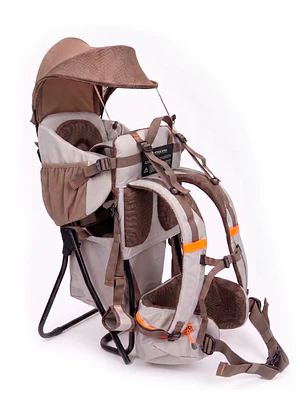 MOCHILA PORTA BEBÉ TREKKING LEONERA BEIGE (HASTA 18 KG)