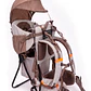 MOCHILA PORTA BEBÉ TREKKING LEONERA BEIGE (HASTA 18 KG) - Miniatura 1