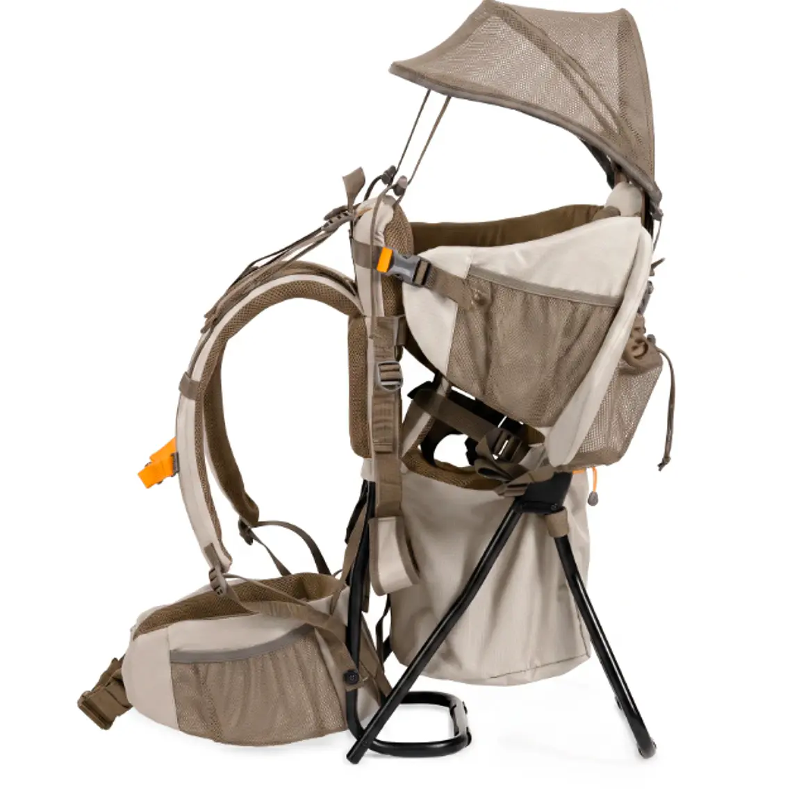 MOCHILA PORTA BEBÉ TREKKING LEONERA BEIGE (HASTA 18 KG) 4