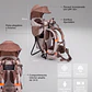 MOCHILA PORTA BEBÉ TREKKING LEONERA BEIGE (HASTA 18 KG) - Miniatura 5