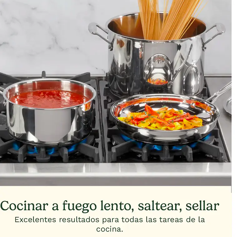 SET DE OLLAS 7 PIEZAS CHEF ́S CLASSIC 77-7P1 7
