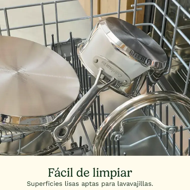 SET DE OLLAS 7 PIEZAS CHEF ́S CLASSIC 77-7P1 8