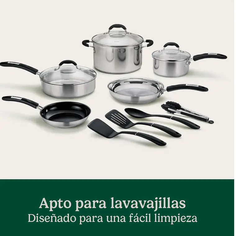 JUEGO OLLAS ACERO INOX 12 PIEZAS 7