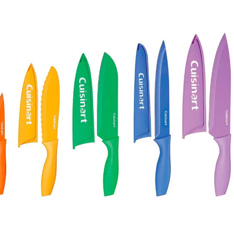 SET CUCHILLOS ANTIADHERENTES MULTICOLOR 12 PIEZAS ADVANTAGE  1