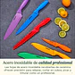SET CUCHILLOS ANTIADHERENTES MULTICOLOR 12 PIEZAS ADVANTAGE  - Miniatura 3