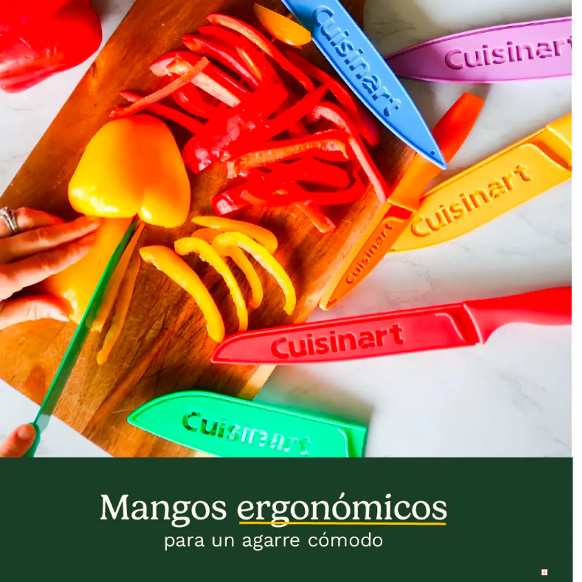 SET CUCHILLOS ANTIADHERENTES MULTICOLOR 12 PIEZAS ADVANTAGE  4