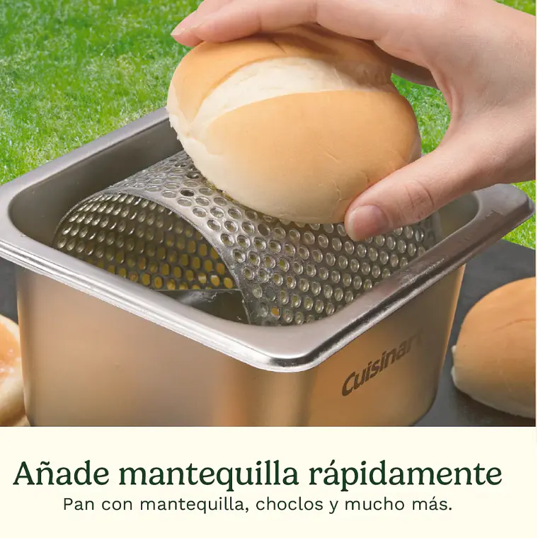 RUEDA DE MANTEQUILLA DE ACERO INOXIDABLE  6