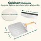 JUEGO DE UTENSILIOS PARA PIZZA A LA PARRILLA DE 3 PIEZAS  - Miniatura 5