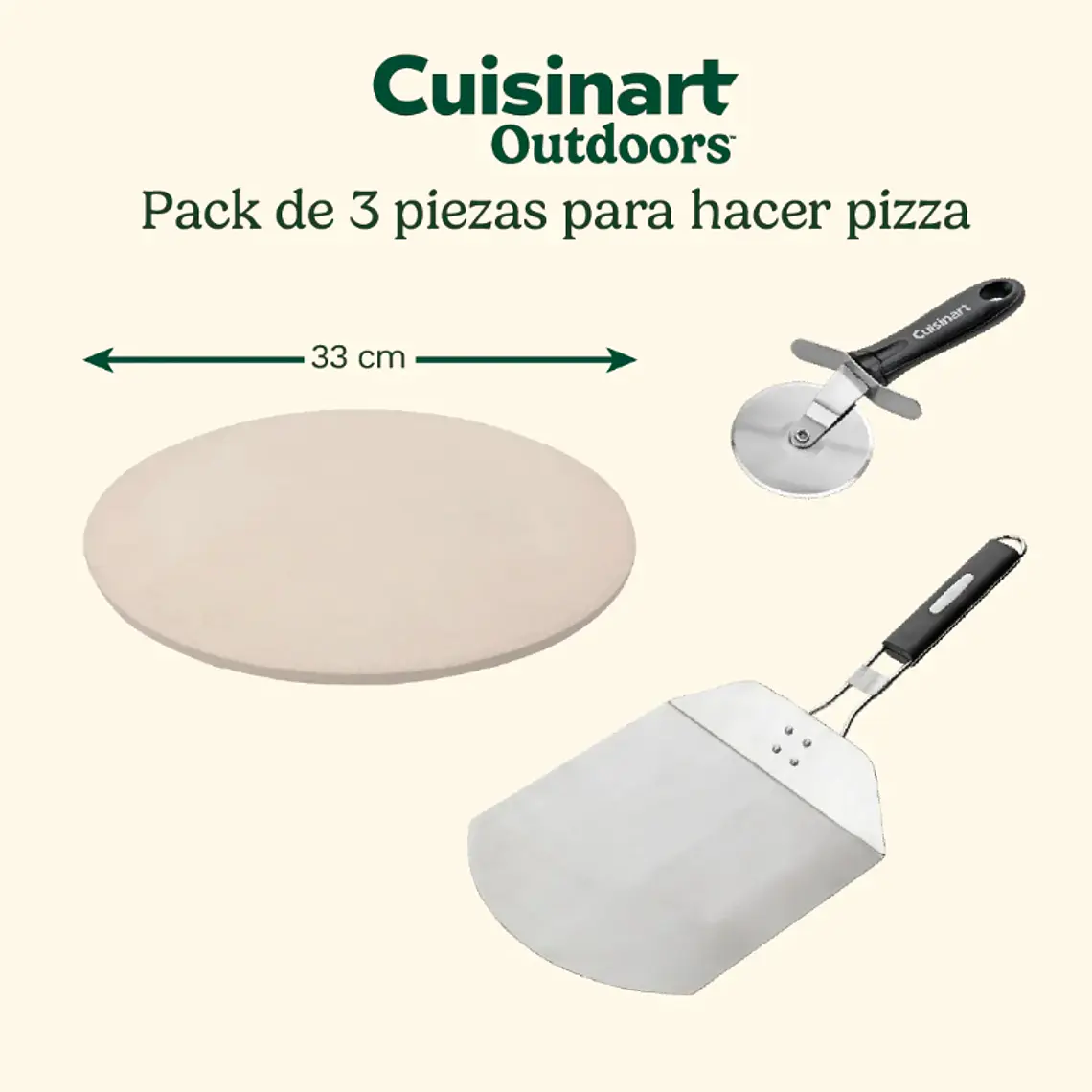 SET PARA PIZZA DE 3 PIEZAS ALFRESCAMORÉ  6