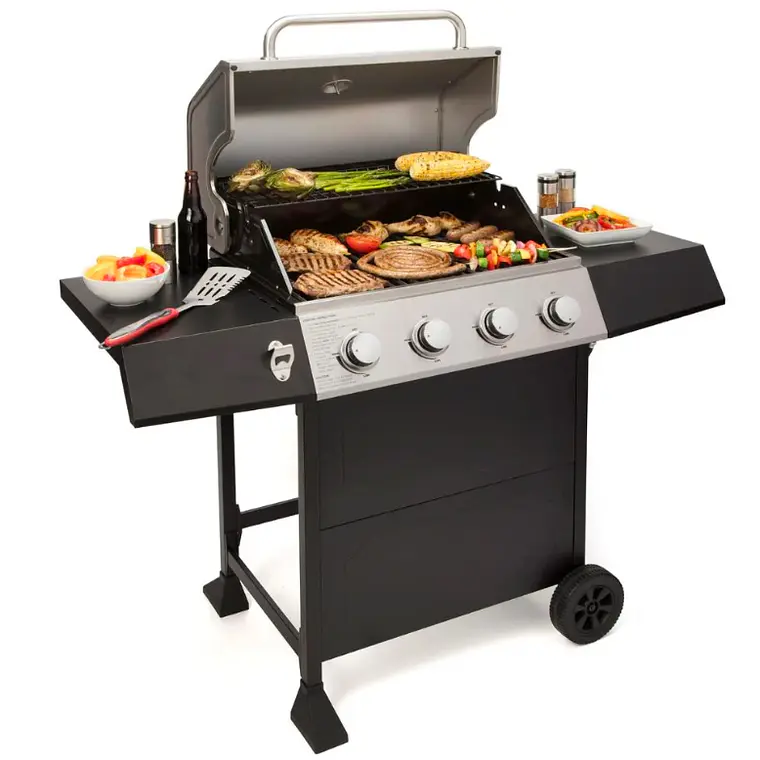PARRILLA A GAS DE 4 QUEMADORES 2