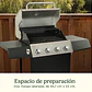 PARRILLA A GAS DE 4 QUEMADORES - Miniatura 8