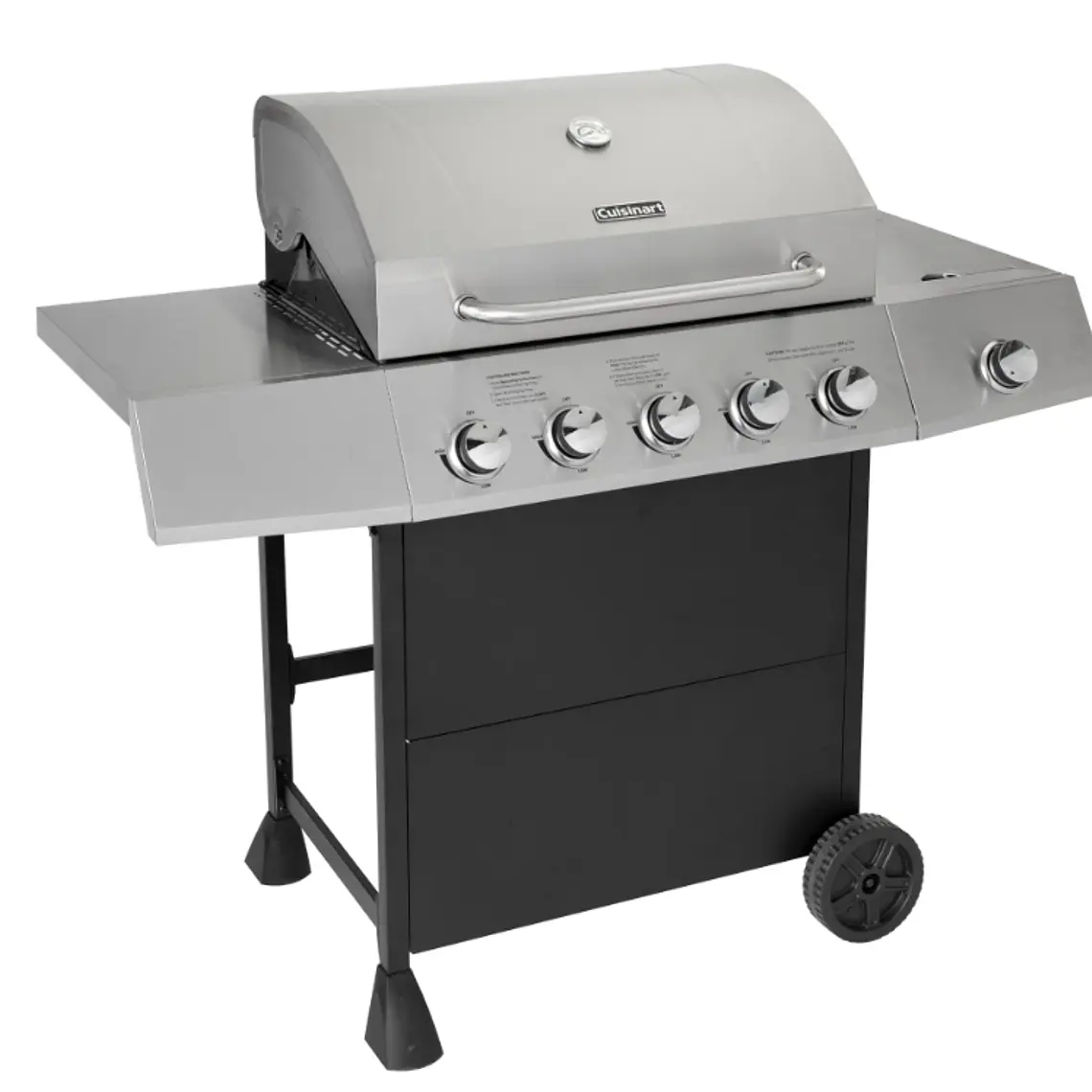 PARRILLA A GAS DE 5 QUEMADORES CON QUEMADOR LATERAL  1