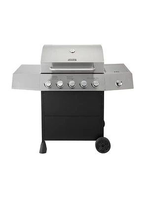 PARRILLA A GAS DE 5 QUEMADORES CON QUEMADOR LATERAL 