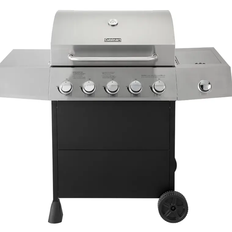 PARRILLA A GAS DE 5 QUEMADORES CON QUEMADOR LATERAL  2