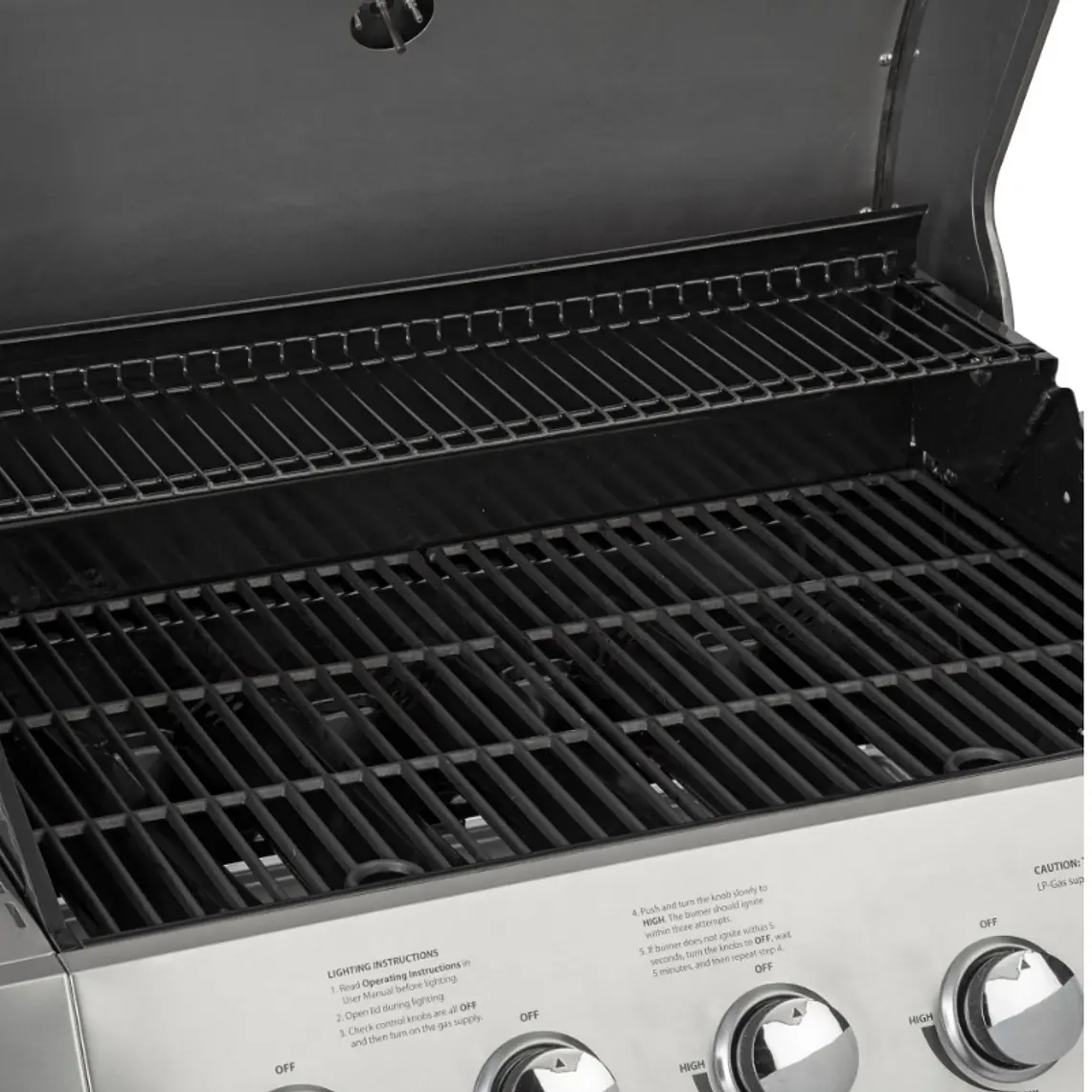 PARRILLA A GAS DE 5 QUEMADORES CON QUEMADOR LATERAL  5