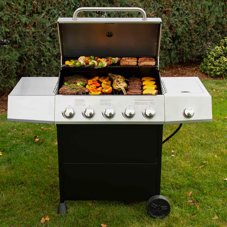 PARRILLA A GAS DE 5 QUEMADORES CON QUEMADOR LATERAL  7