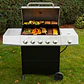 PARRILLA A GAS DE 5 QUEMADORES CON QUEMADOR LATERAL  - Miniatura 7