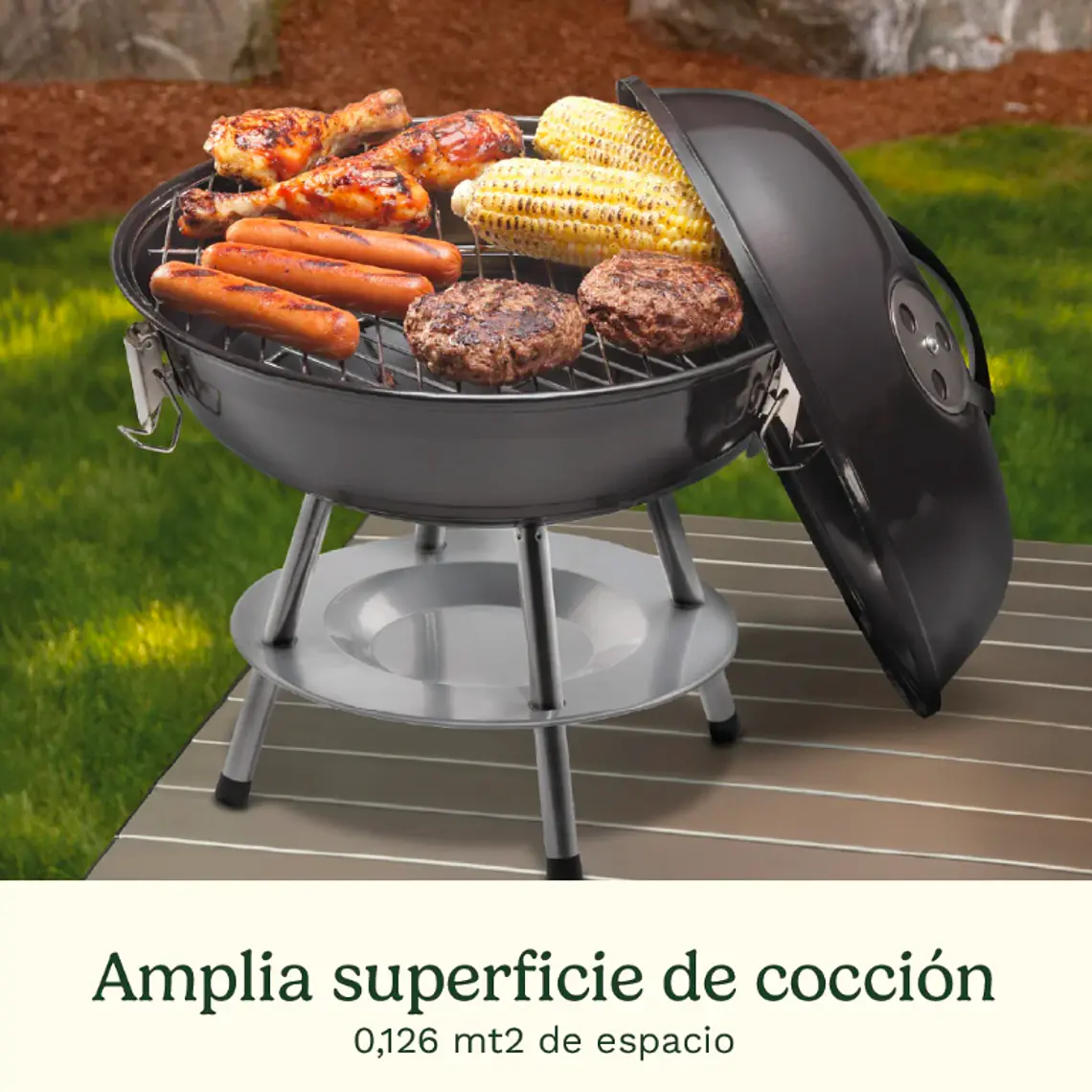 PARRILLA A CARBÓN 14