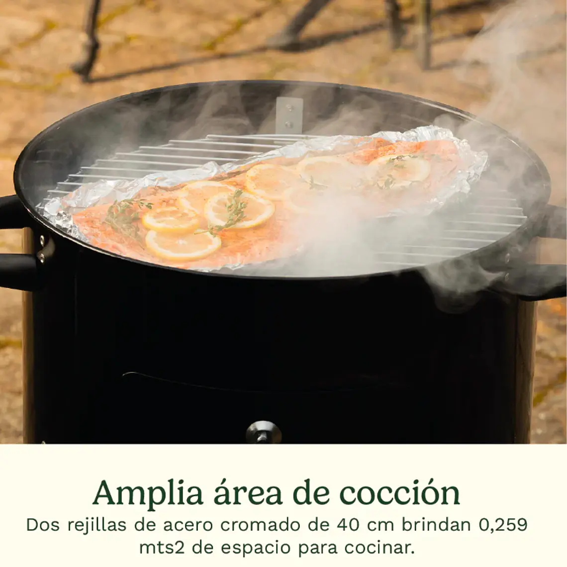 AHUMADOR DE CARBÓN VERTICAL 16