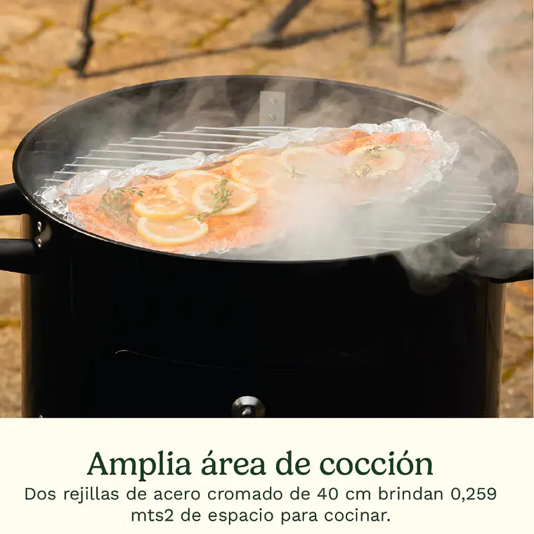AHUMADOR DE CARBÓN VERTICAL 16