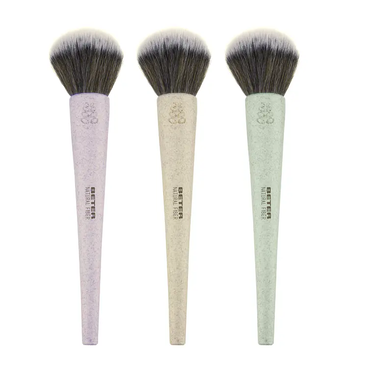 BROCHA BETER NATURAL FIBER POLVO PELO SINTÉTICO (COLOR ALEATORIO) 1